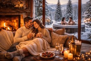 Weekend romantic la munte: pachete de Valentine’s Day în Brașov și Prahova
